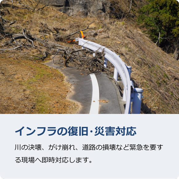 インフラの復旧・災害対応